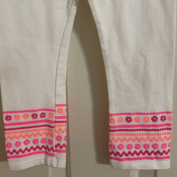Little Girl Circo White Capri Legging, Size 5T - Picture 2 of 3